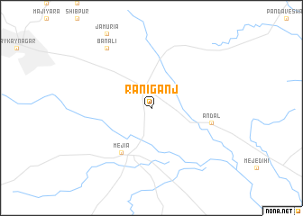 map of Rānīganj