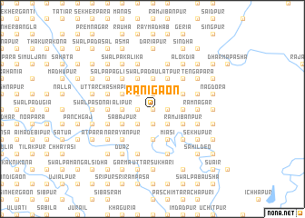 map of Rānīgaon