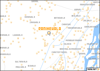 map of Rānihewāla