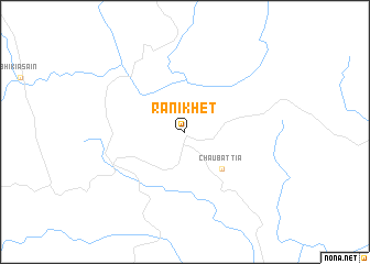 map of Rānīkhet