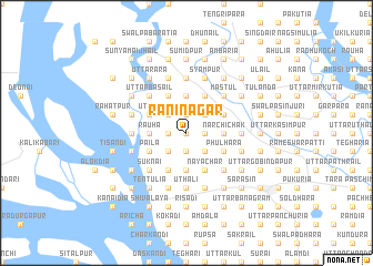 map of Rānīnagar