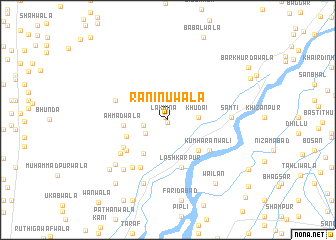 map of Rāninuwāla