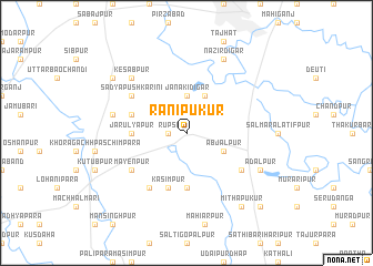 map of Rānīpukur