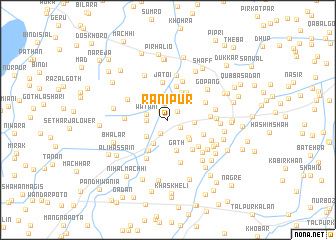 map of Rānīpur