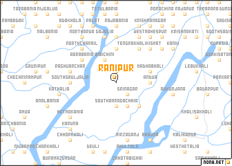 map of Rānīpur