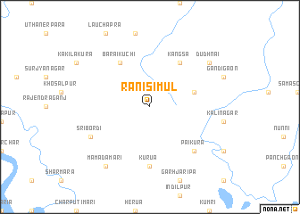 map of Rāni Simul