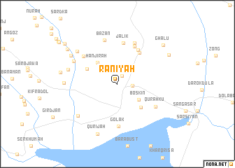 map of Rāniyah