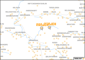 map of Ranjeh