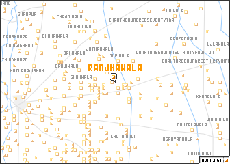 map of Rānjhāwāla