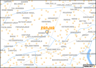 map of Rānjha