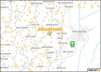 map of Rānjhe Khān