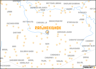 map of Ranjhe ki Dhok