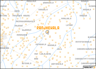 map of Rānjhewāla