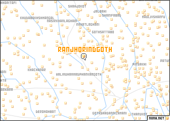 map of Rānjho Rind Goth