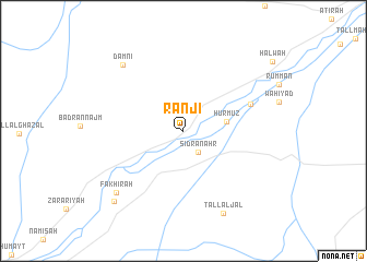 map of Ranjī