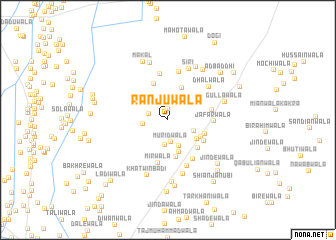 map of Ranjuwāla