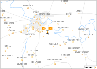 map of Rankin
