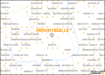 map of Rankiriyagolla