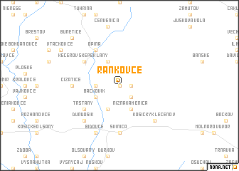 map of Rankovce