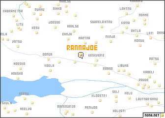 map of Rannajõe