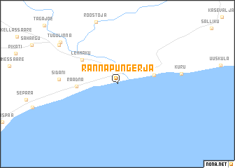 map of Rannapungerja