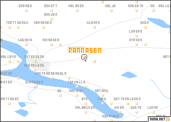 map of Rannåsen