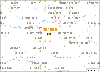 map of Rannée