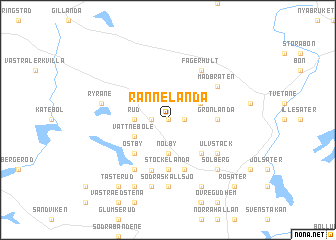 map of Rännelanda