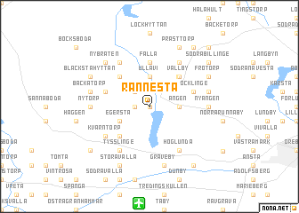 map of Rånnesta