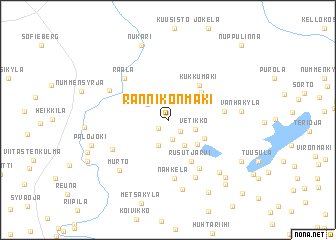 map of Rannikonmäki