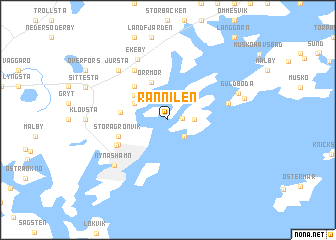 map of Rännilen