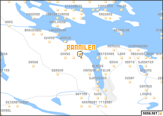 map of Rännilen