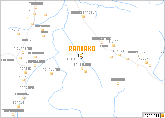 map of Ranoako