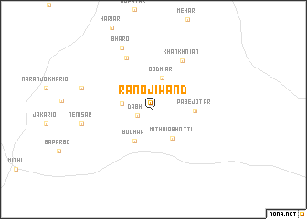 map of Rāno ji Wand