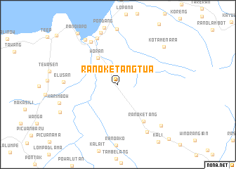 map of Ranoketangtua