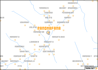 map of Ranomafana