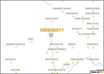 map of Ranomainty