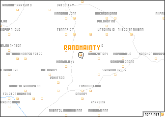 map of Ranomainty