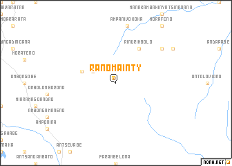 map of Ranomainty