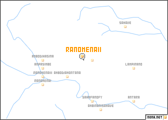 map of Ranomena II