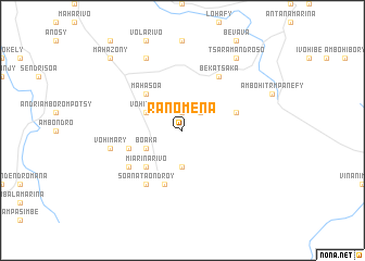 map of Ranomena