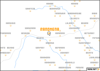 map of Ranomena