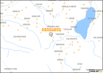 map of Ranowang