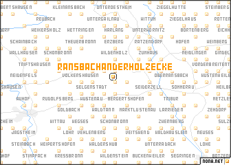 map of Ransbach an der Holzecke