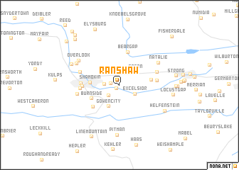 map of Ranshaw