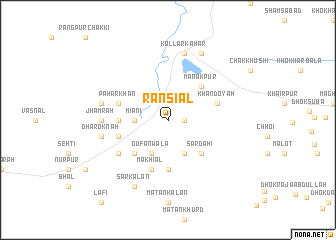 map of Ransiāl