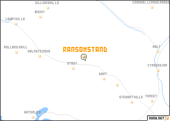 map of Ransom Stand