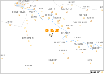 map of Ransom