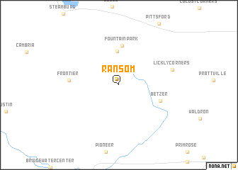 map of Ransom