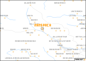 map of Ranspach